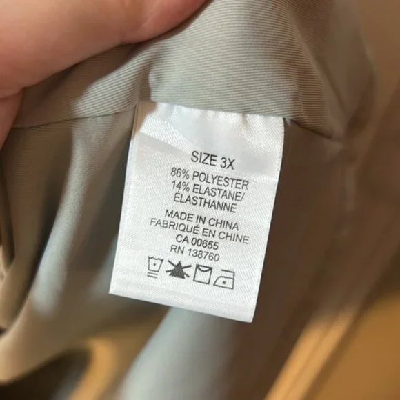 Size 3X Addition Elle grey camisole - Picture 4 of 5